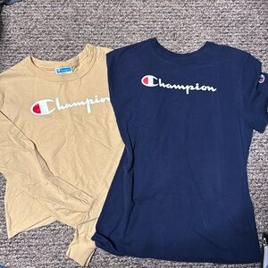 Two champion shirts